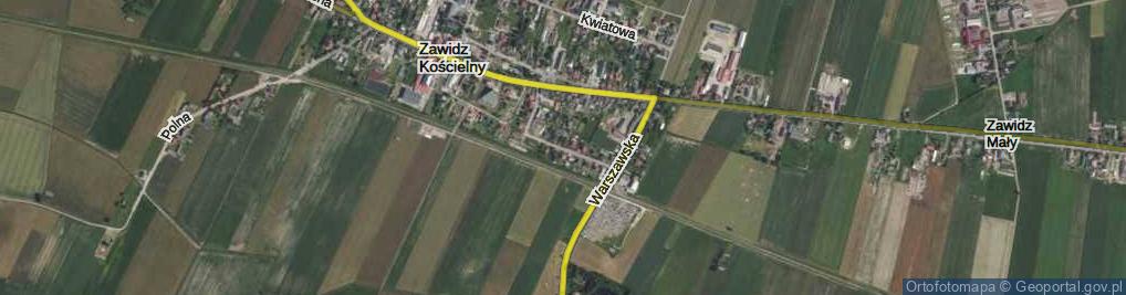 Zdjęcie satelitarne Słoneczna ul.